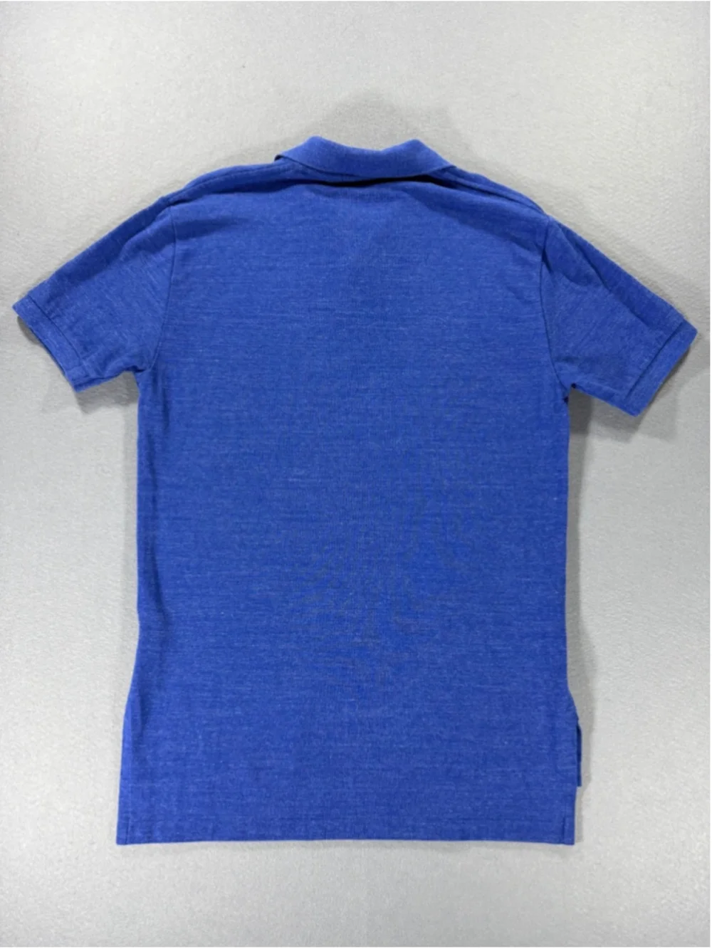 Ralph Lauren Blue Polo Shirt with Yellow Emblem Size Small
